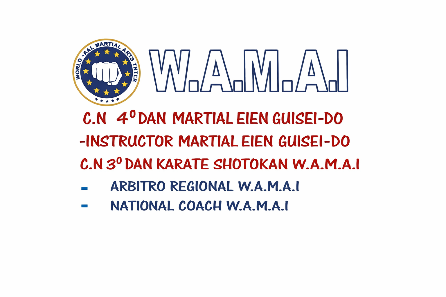 Certificaciones W.A.M.A.I.